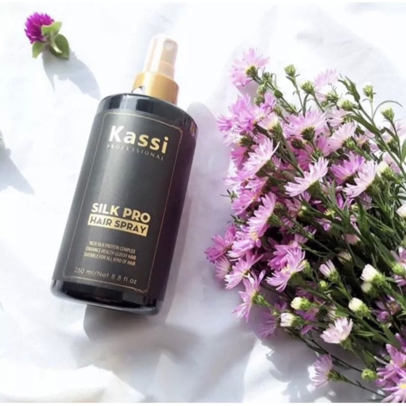 Xịt dưỡng tóc KASSI Silk Pro Hair Spray Hương Nước Hoa 250ml - CHÍNH HÃNG CÔNG TY
