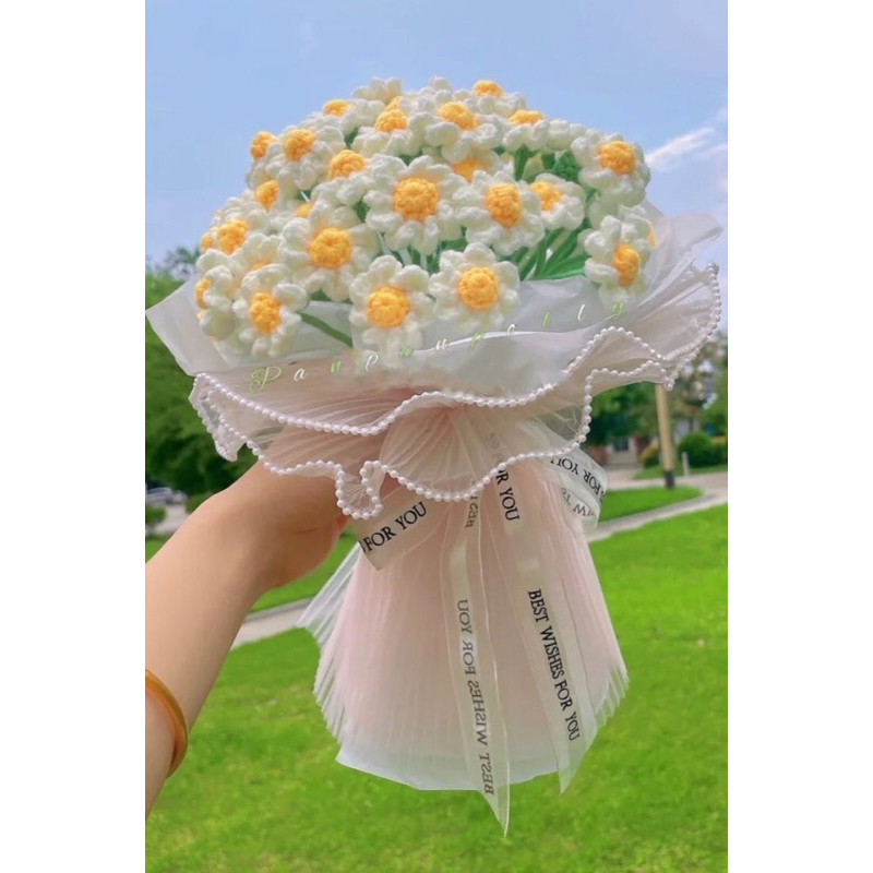 Hoa Cúc Hoạ Mi len