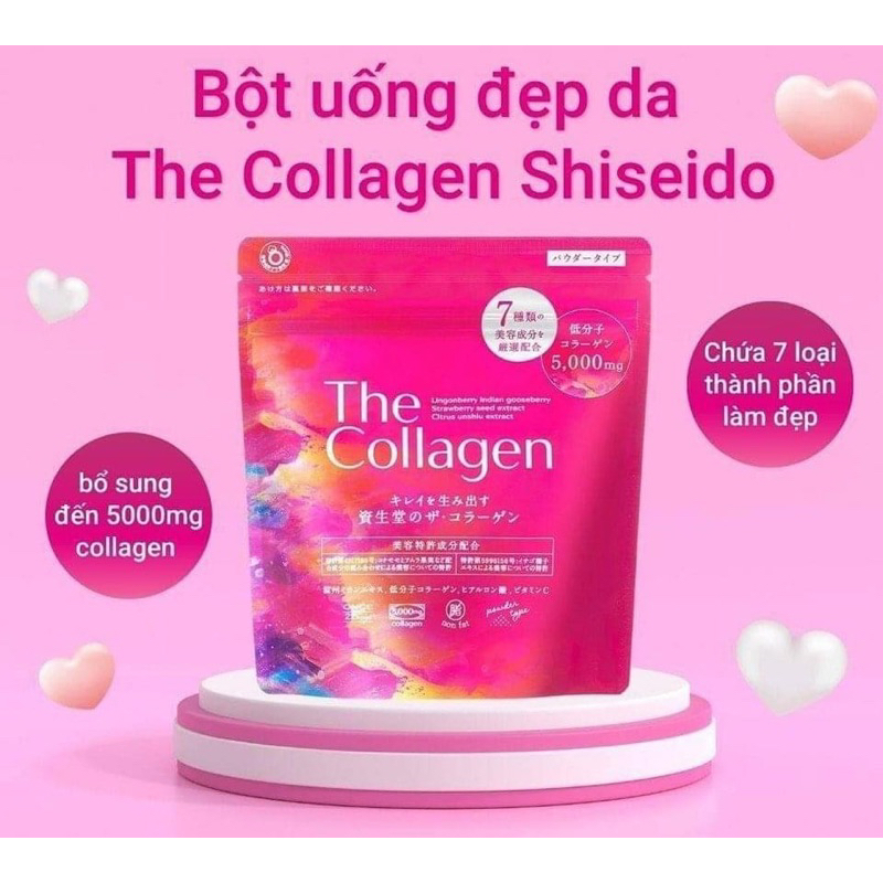 The Colagen Shiseido Dạng bột Nhật Bản 126g