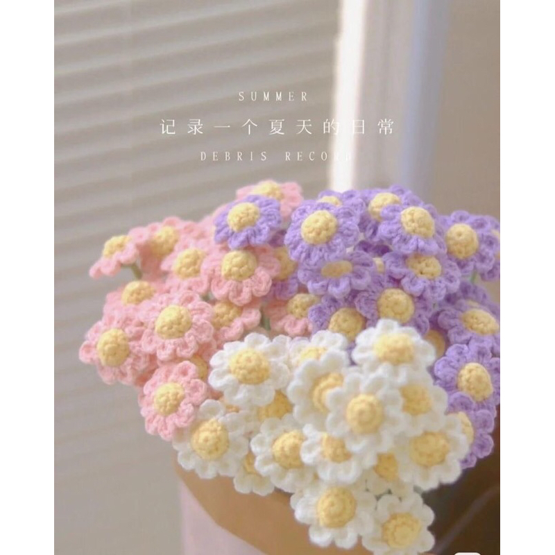 Hoa Cúc Hoạ Mi len