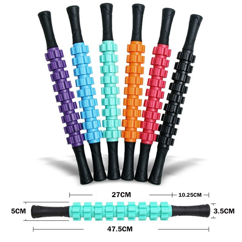 Con Lăn 9 Răng DUONG SPORT Dãn Cơ, Gậy Massager Roller Stick Mát Xa Thư Giãn Toàn Thân Đa Năng DC0007