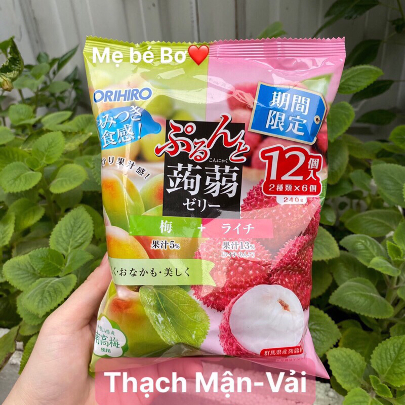 Thạch Orihiro Nhật Bản mix vị thơm ngon cho bé và cả gia đình