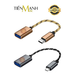 Dây cáp otg type-c và micro usb - chuyển đổi usb-a sang usb-c, micro usb cho điện thoại, máy tính bảng type c