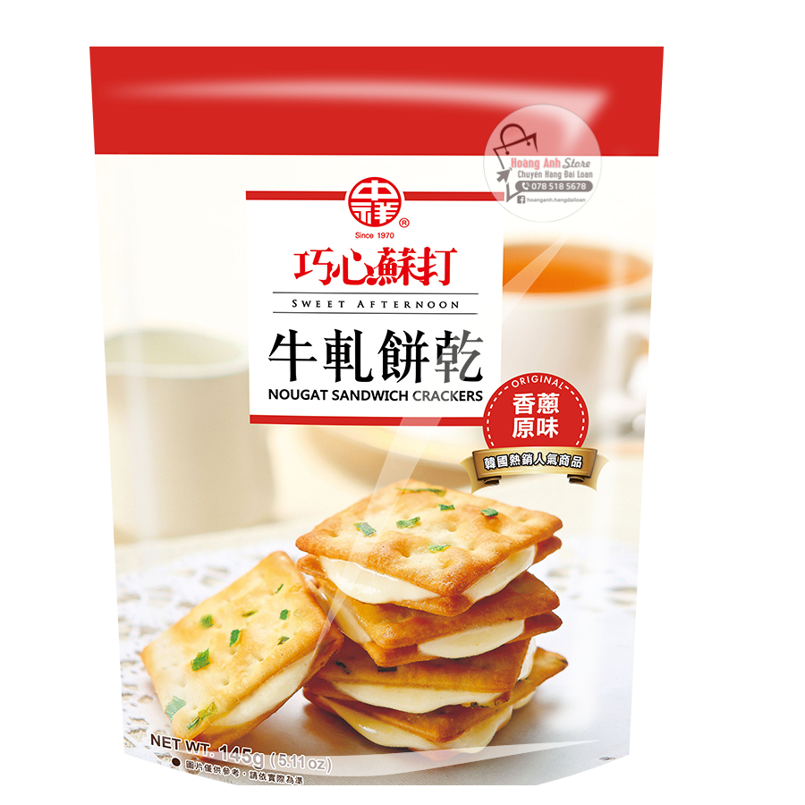 Bánh hành lá nhân sữa bò Đài Loan