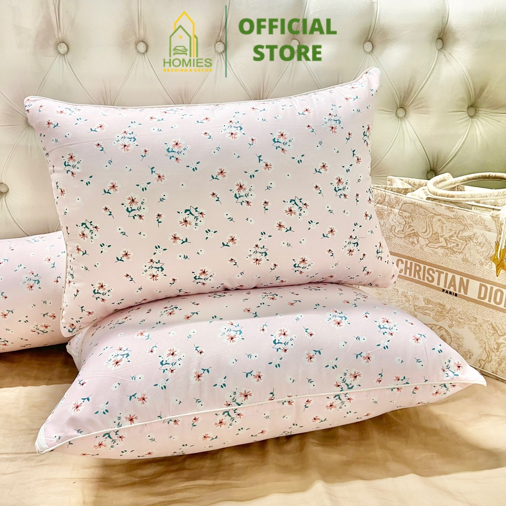 Vỏ Gối Đầu HOMIES Bedding & Décor Vải PL Cotton Nhiều Họa Tiết - Kích Thước 45cm x 65cm