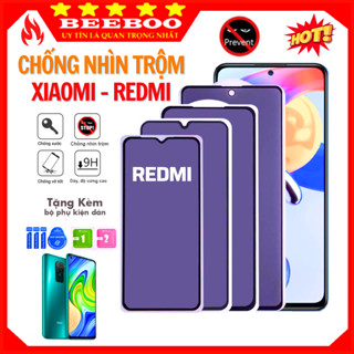 Kính cường lực chống nhìn trộm Redmi Note 12 12s 11 Pro 10 Pro 9s 9 Pro 10C 12C A2+ K30 K40 K50 10A  A1 9A 9C 9T 8 7 5G