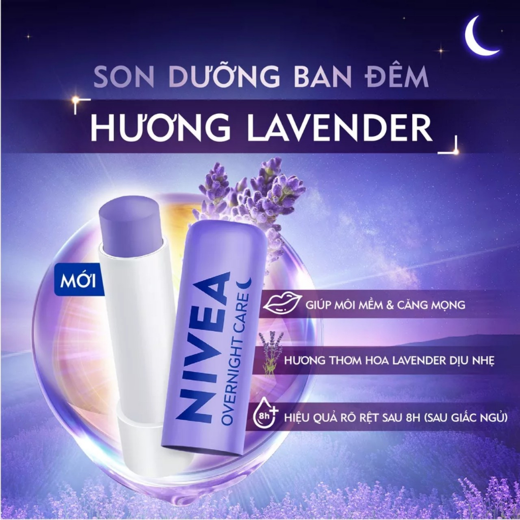 Son dưỡng ẩm và trang điểm môi NIVEA 4.8g