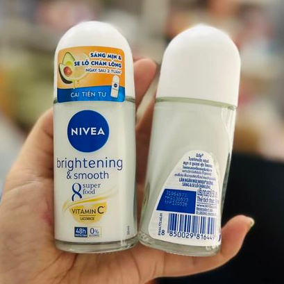 (50ml) Lăn ngăn mùi NIVEA trắng mịn mờ vết thâm