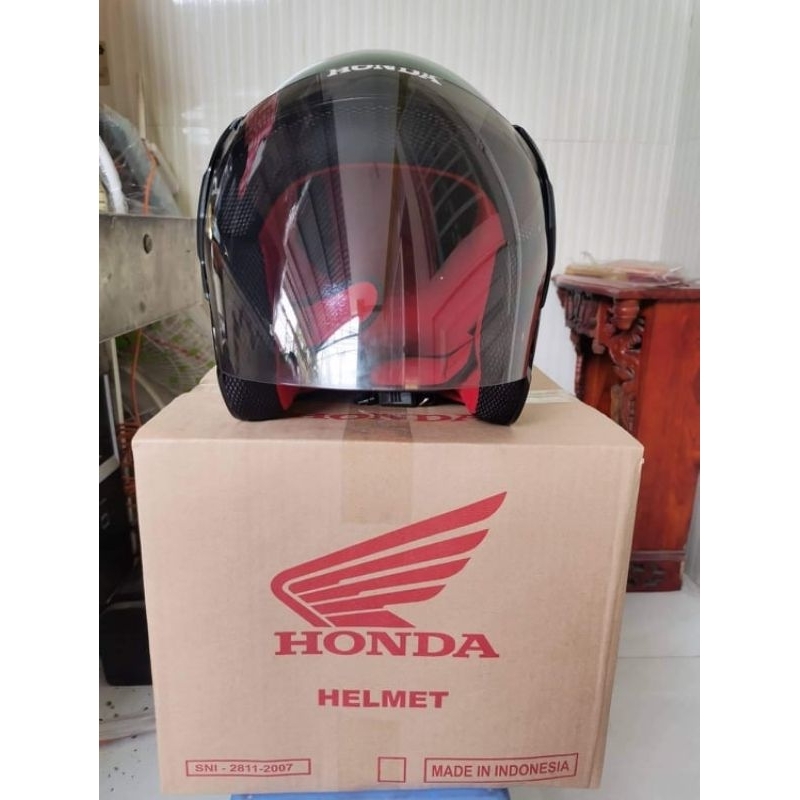 Nón Honda 3/4 _mẫu siêu phẩm _ hàng đẹp_ nhập Indonesia sản xuất.