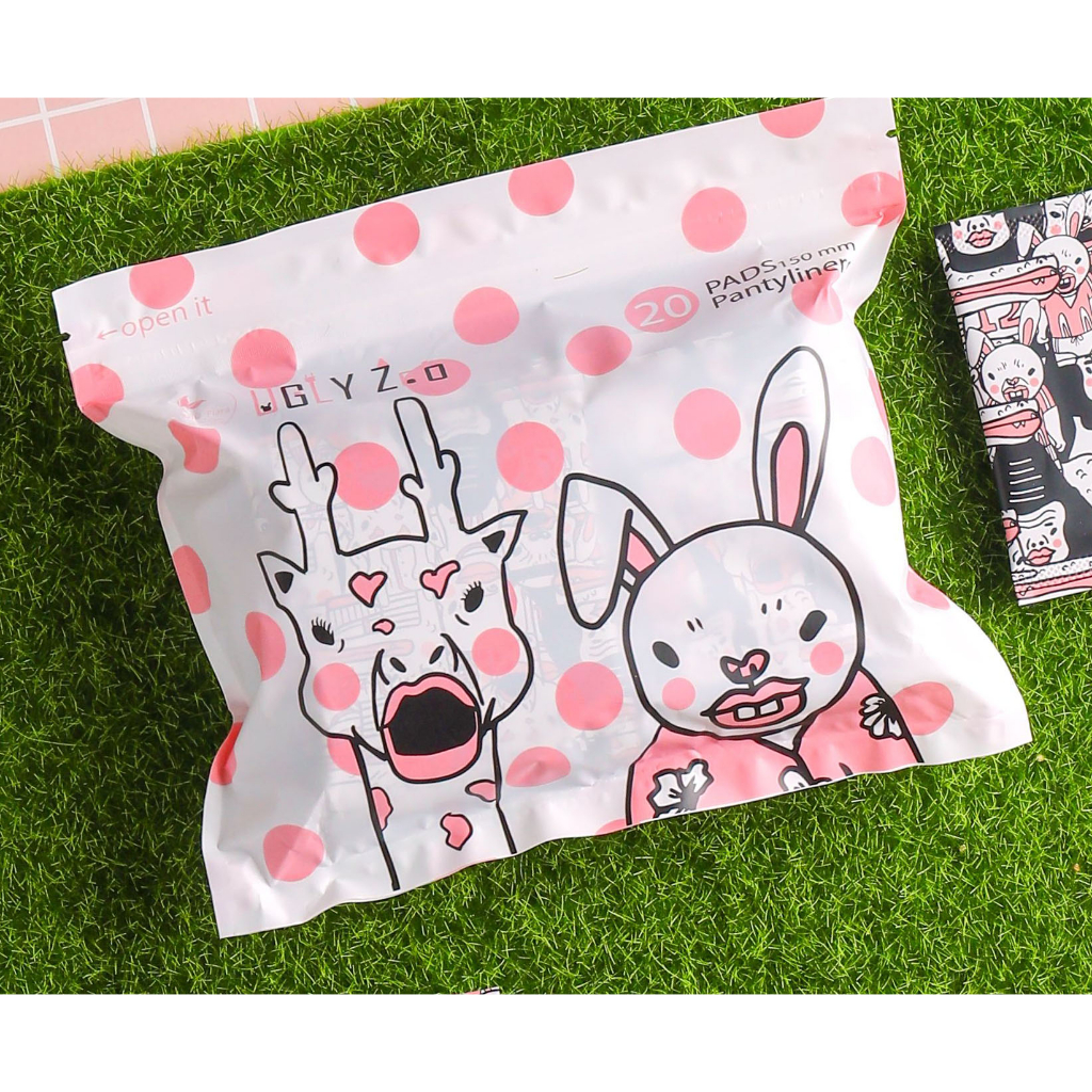 Combo băng vệ sinh BELLE FLORA Ugly Zoo hàng ngày. 3 gói