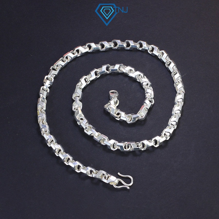 Dây chuyền nam bạc bản sợi to cá tính DCK0084 - Trang Sức TNJ