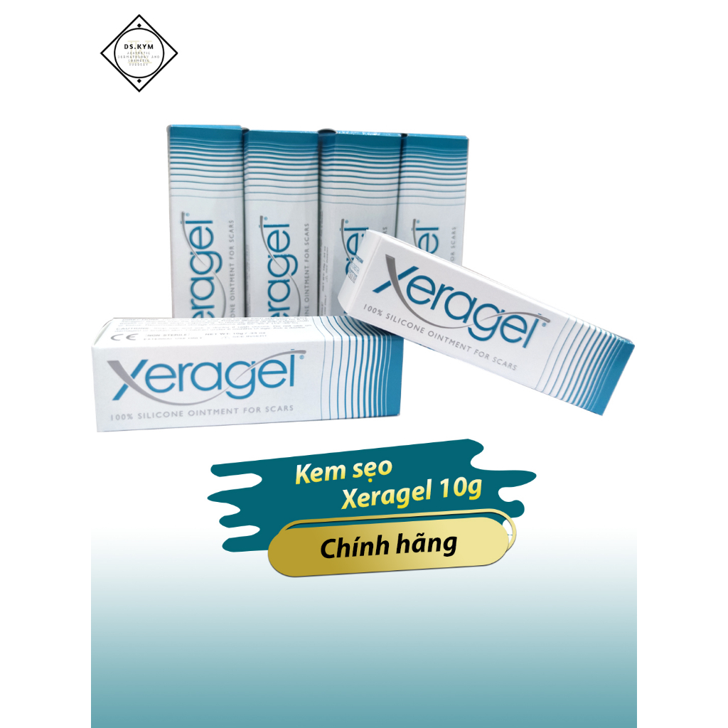Kem liền sẹo Xeragel 10g 100% Silicone Biodermis