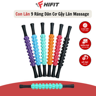 Con lăn 9 răng hifit gậy massage dãn cơ toàn thân cao cấp roller stick hf030