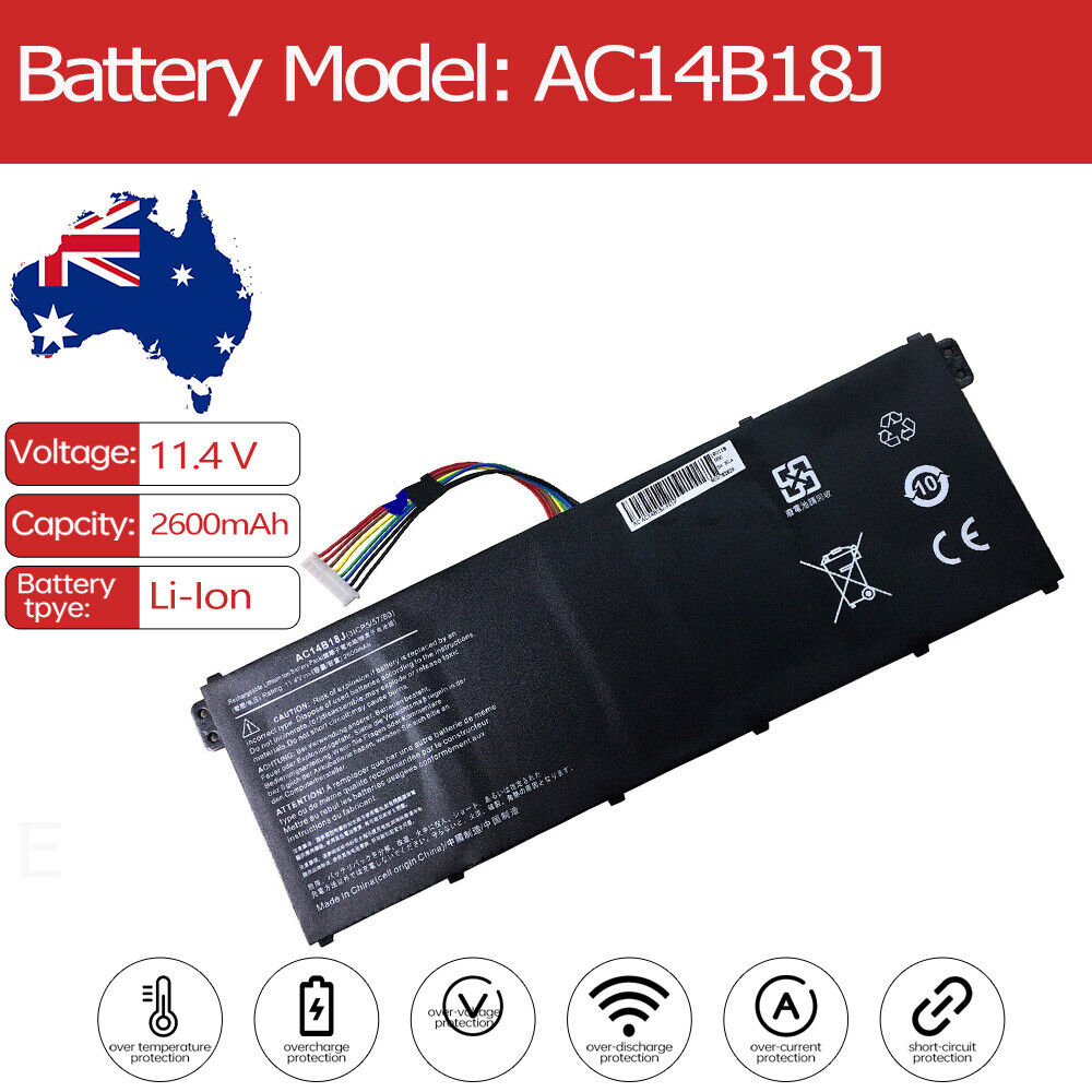 PIN AC14B18J Battery for Acer Extensa 2519 2519-C3WB 2519-C5NB 2519-C7DC 2519-P560