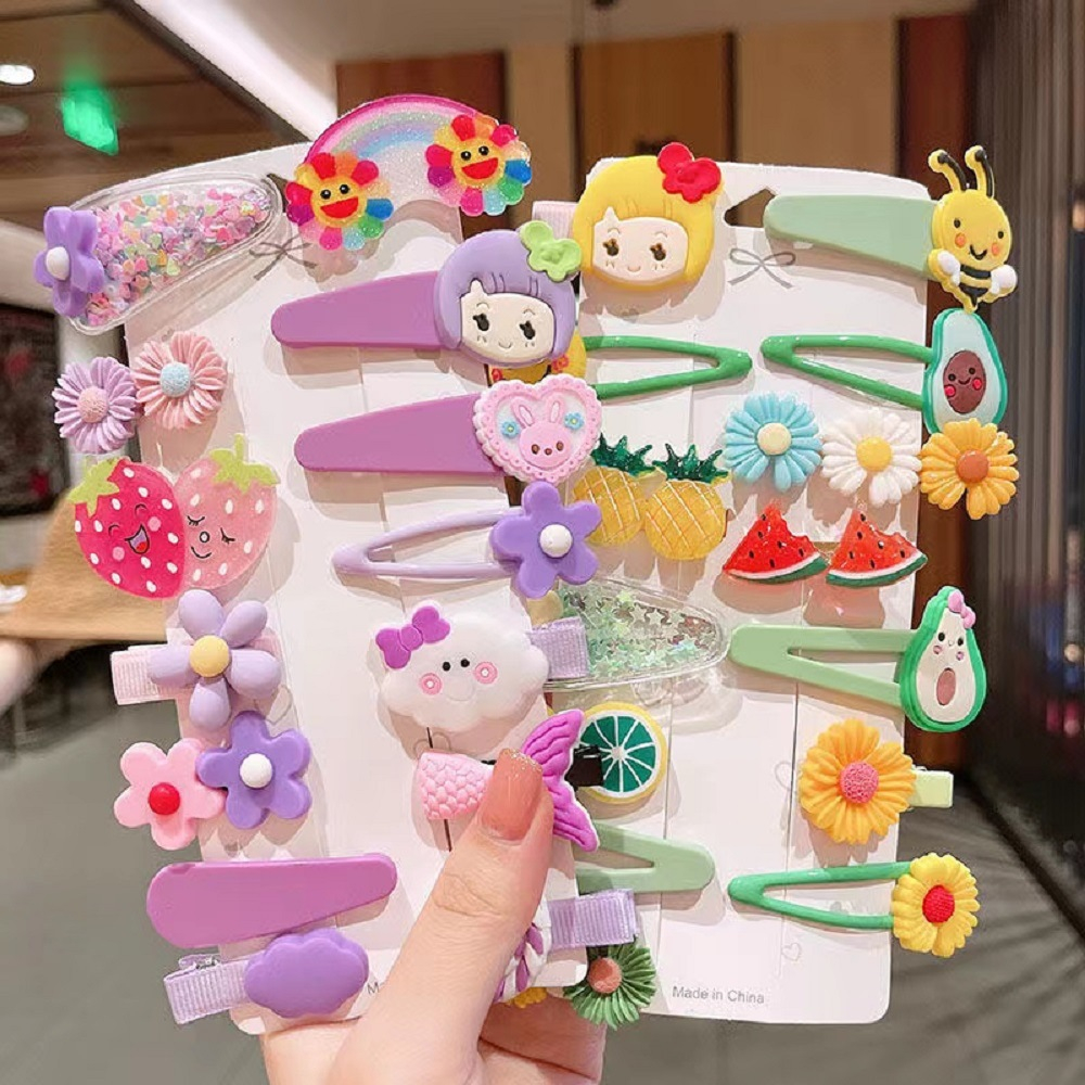 Set 14 Kẹp Tóc Mái Bé Gái - Kẹp Tóc Dễ Thương Nhất 2023