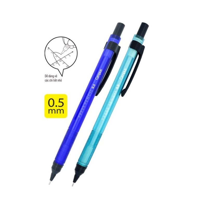 Chì kim Campus PC-PCR-0.5 / Chì kim tự động Campus 0.5mm Nhật Bản PCR05 / PCR-05