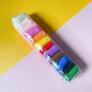 Đất sét nhật tự khô set 12 gói đủ màu