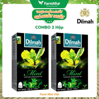 Trà dilmah mint vị bạc hà túi lọc 30g 20 túi x 1.5g - tinh hoa trà sri lanka