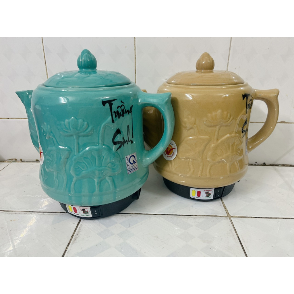 Ấm sắc thuốc Trường Sinh BA -1983 CÓ CHUÔNG BÁO