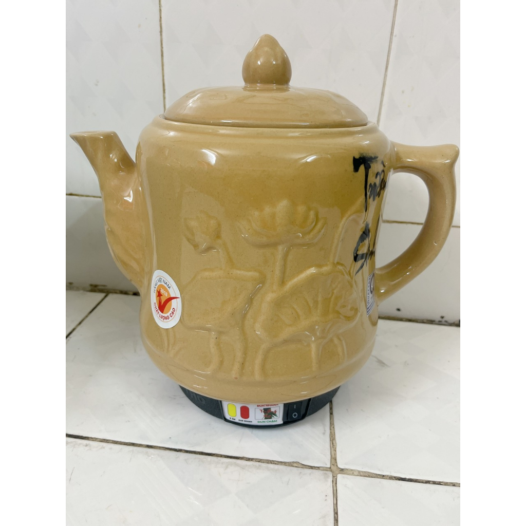 Ấm sắc thuốc Trường Sinh BA -1983 CÓ CHUÔNG BÁO