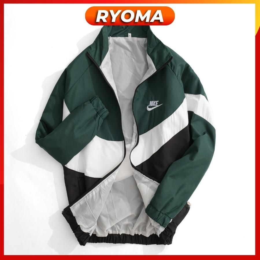 Áo khoác dù dererro nam nữ Unisex cổ đứng ,Áo khoác gió form rộng chất vải dù gió 2 lớp đi mưa,cản gió,chống nắng _RYOMA
