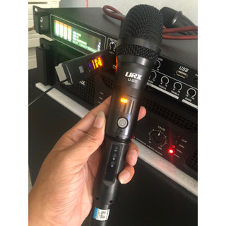 Micro karaoke không dây đa năng URX-200 (Mic Pin sạc, hút tốt, Chống hú, tăng giảm volume, sóng mạnh