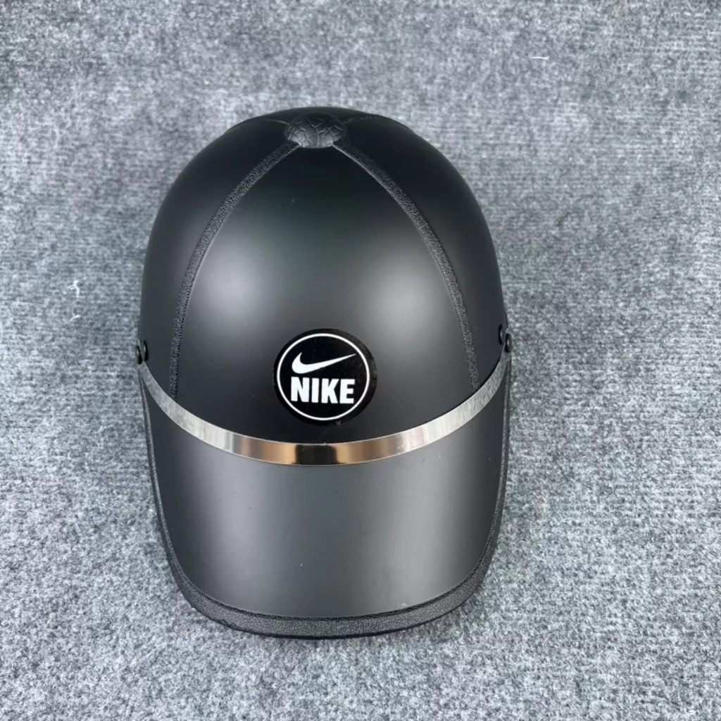 Nón bảo hiểm lưỡi trai chính hãng LS( viền inox )cho nam nữ cao cấp , tặng sticker ( có khoét cho nữ )