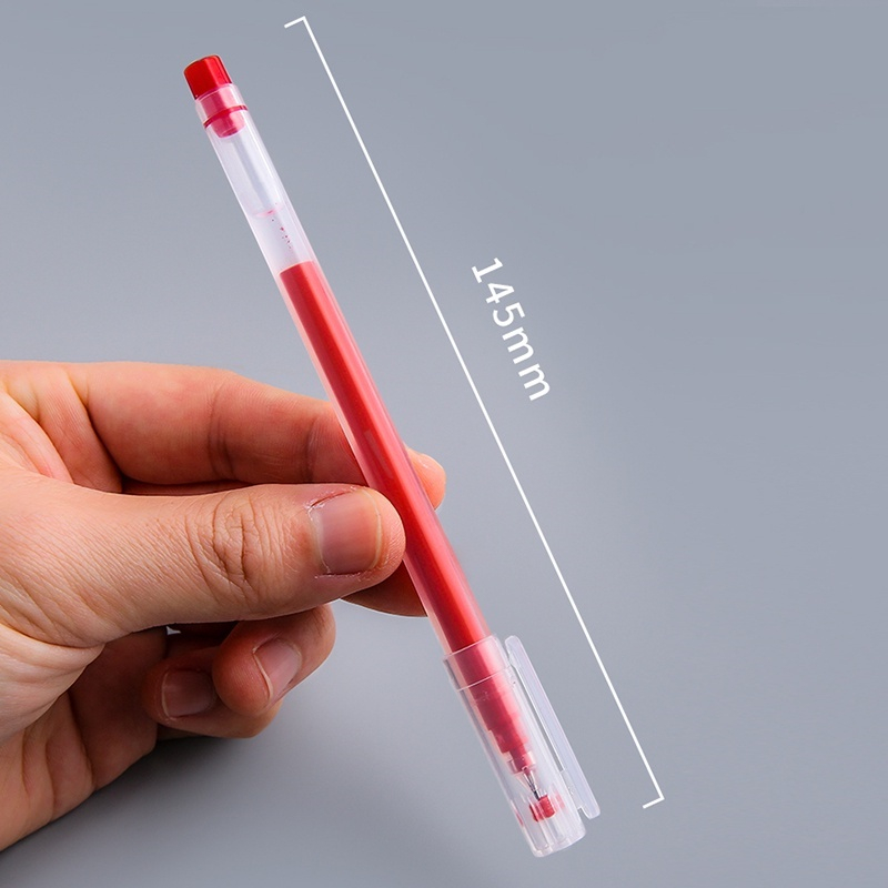 Bút bi gel dung tích lớn ĐH 015 ngòi bút 0.5mm , màu xanh, đỏ, đen , viết mực đều nét chữ đẹp