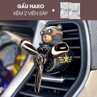 Sáp thơm gấu Hako kẹp cửa gió điều hòa  (có bán sỉ)