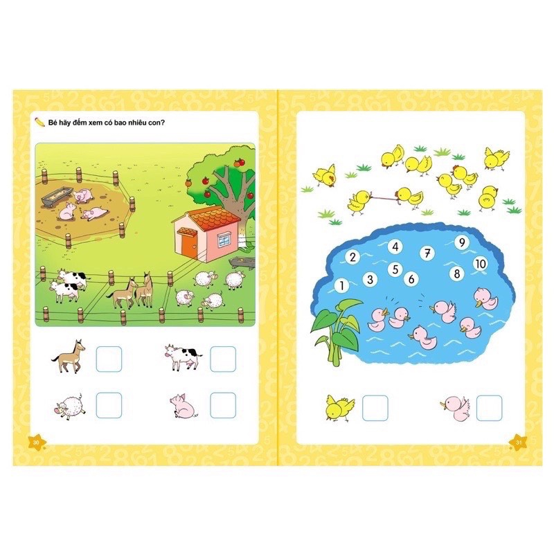 Sách Mầm Non- Bé Chinh Phục Toán Học Tư Duy- Sáng Tạo  100 Trang