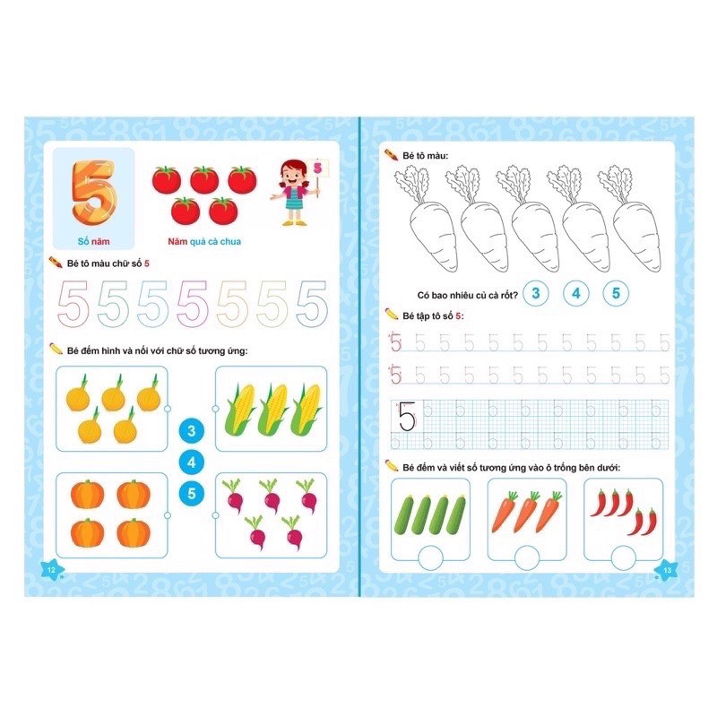 Sách Mầm Non- Bé Chinh Phục Toán Học Tư Duy- Sáng Tạo  100 Trang