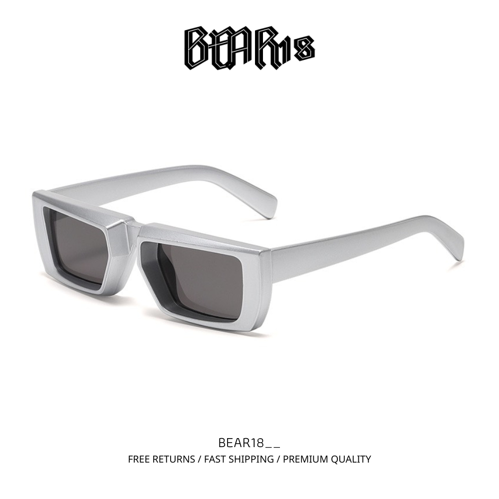 Kính mắt y2k đen BEAR18 phong cách cá tính dành cho nam và nữ