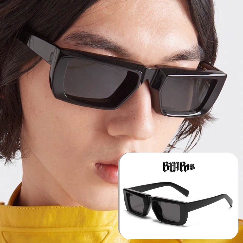 Kính mắt y2k đen BEAR18 phong cách cá tính dành cho nam và nữ