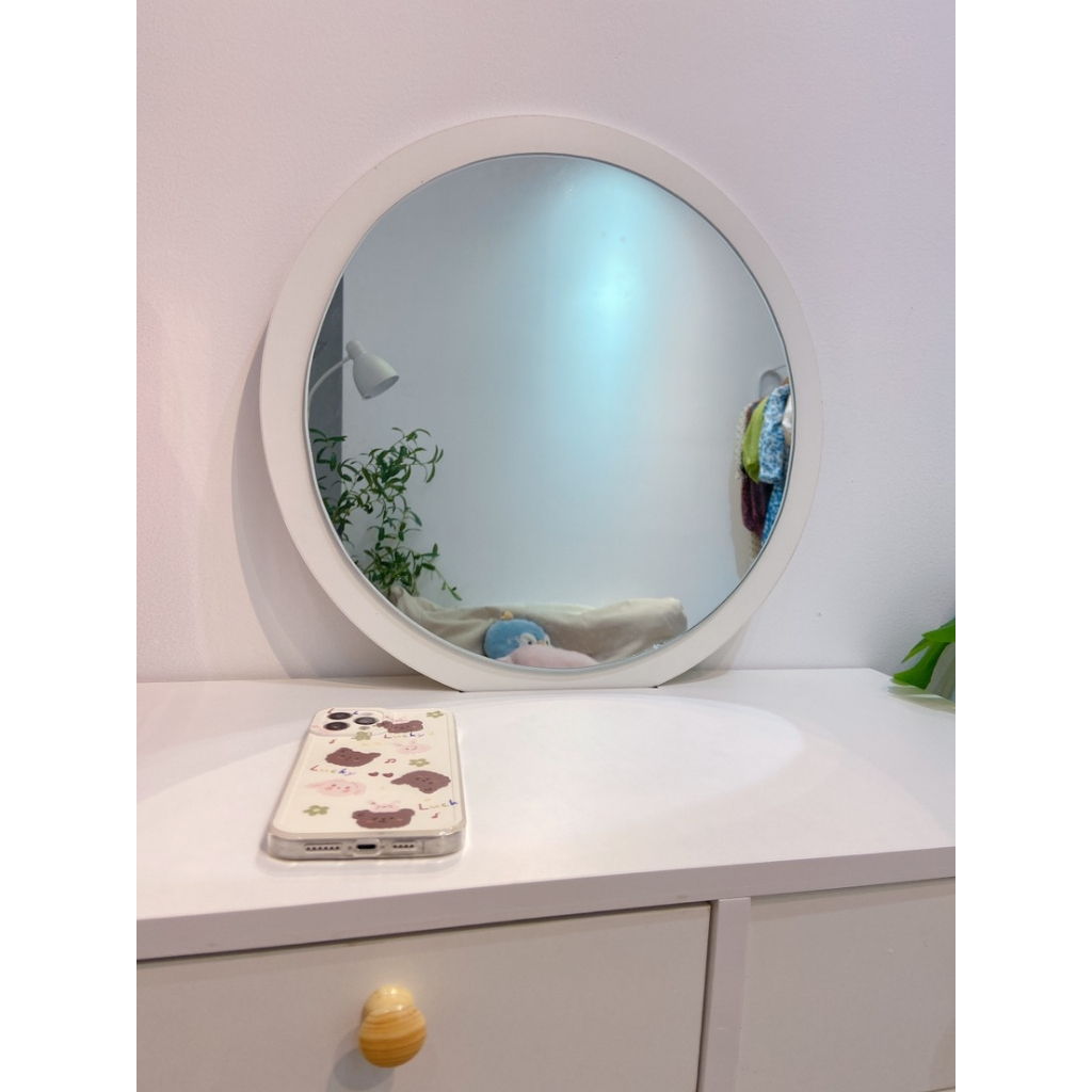 Bàn trang điểm mini, bàn trang điểm ngồi bệt kèm gương tròn - GP140