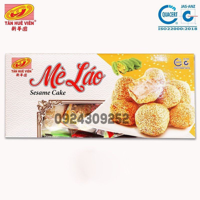 Bánh mè láo hộp giấy (200g) Tân Huê Viên