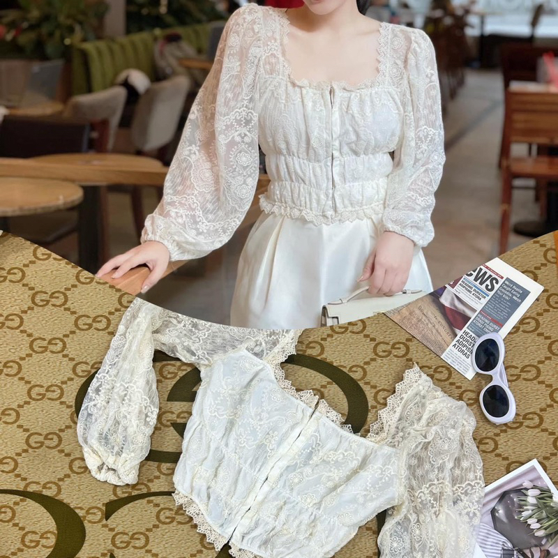 Áo Ren Zara Tay Bồng