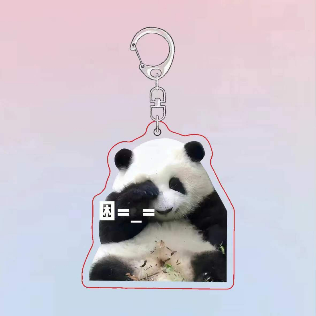 [Order] Móc Khóa Trang Trí Gấu Trúc HuaHua siêu cute làm quà tặng, quà lưu niệm, dấu ấn cá nhân, móc khoá mica,....