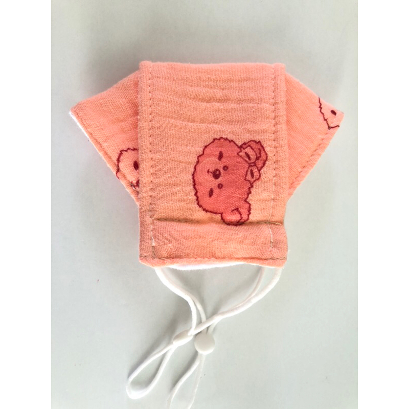 Khẩu trang 3D xô muslin cho bé