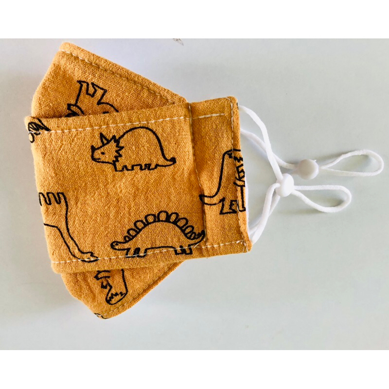 Khẩu trang 3D xô muslin cho bé