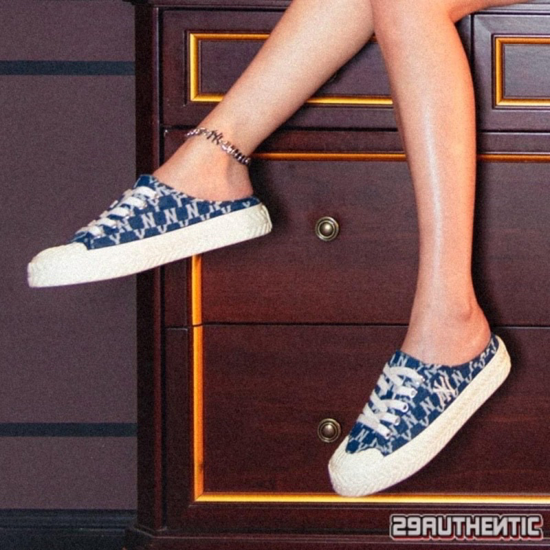 Giày MLB Mule Playball Origin các màu sục, MLB NY Authentic