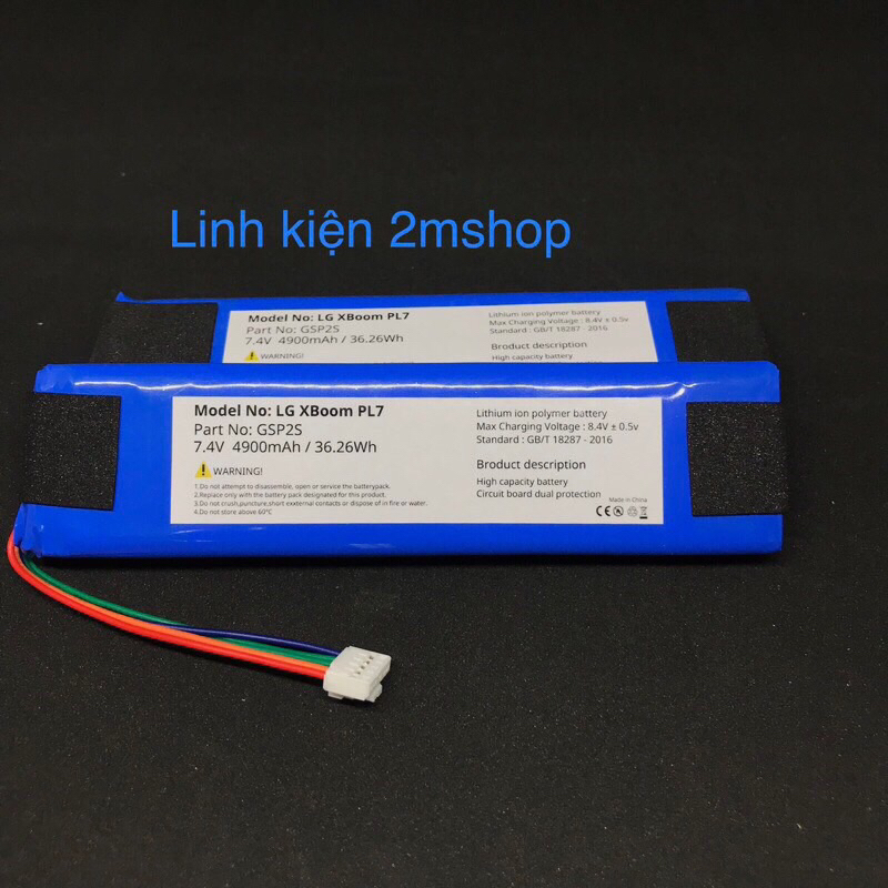 Pin Lg Pl7. Thay pin Lg Pl 7 dung lượng cao 4900mah. pin độ Lg Pl7. linh kiện 2Mshop
