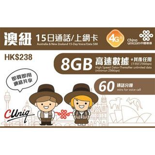 Sim du lịch Úc và New Zealand, sim data du lịch Australia và New Zealand dùng không giới hạn data, tặng 60 phút gọi