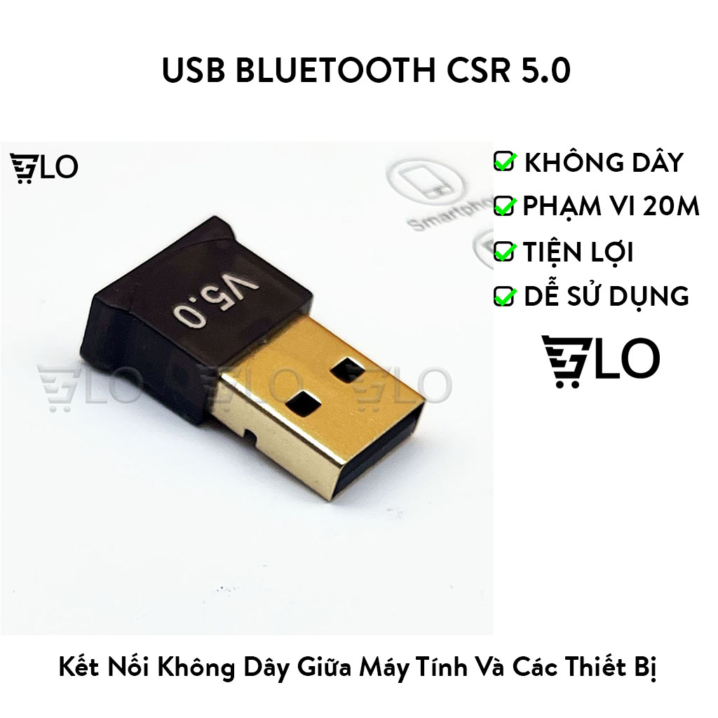 [HCM] USB Bluetooth SCR 2.0/5.0/5.4 Dùng Cho Máy Tính Laptop, PC | BigBuy360 - bigbuy360.vn