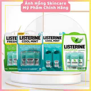 Miếng ngậm Listerine 1 vỉ 3 hộp (1 hộp 24 miếng)