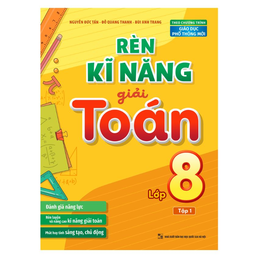Sách - Rèn kĩ năng giải toán lớp 8 - Tập 1 - Minh Long Book