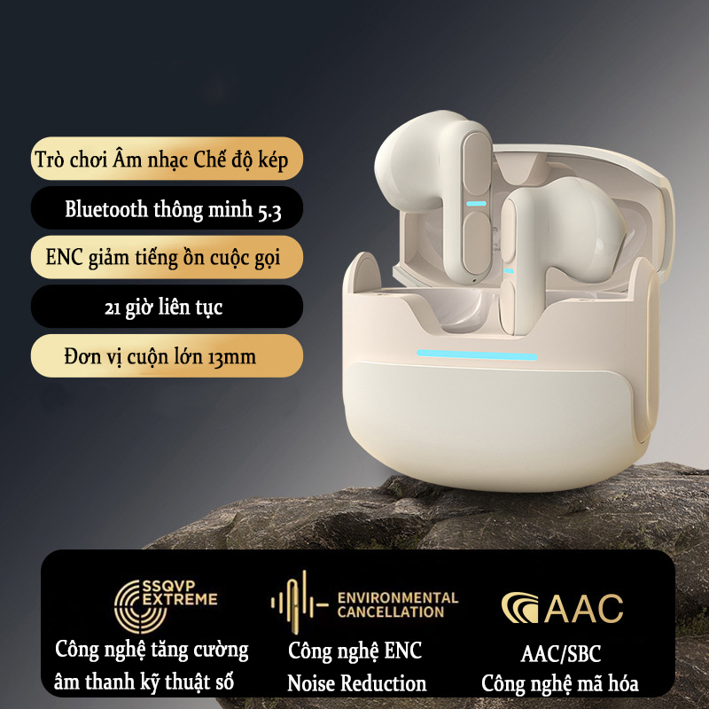 🔥có hàng sẵn🔥 Tai nghe Bluetooth Tai nghe Bluetooth không dây TG11 Tai nghe giảm tiếng ồn