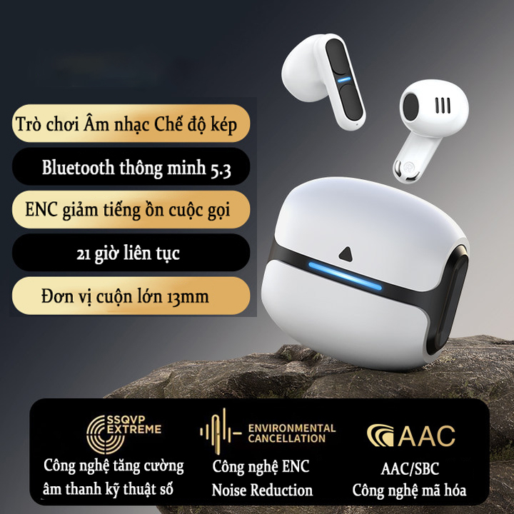 🔥có hàng sẵn🔥 Tai nghe Bluetooth Tai nghe Bluetooth không dây TG11 Tai nghe giảm tiếng ồn