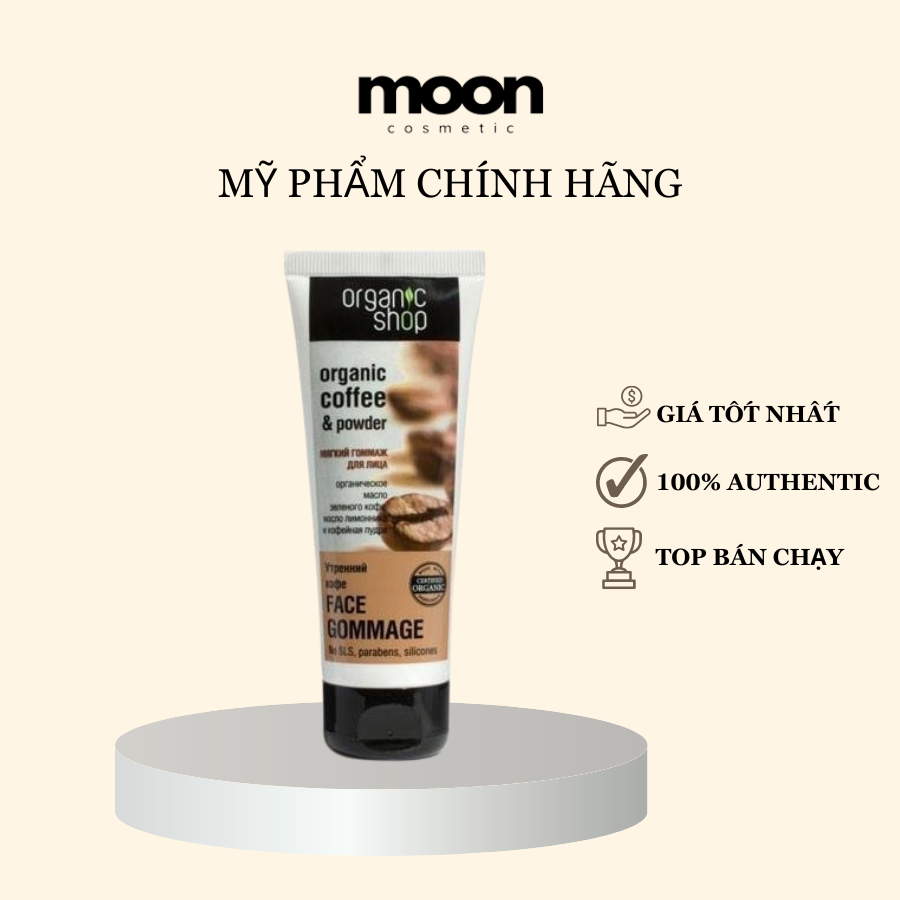 Tẩy da chết Organic Coffee