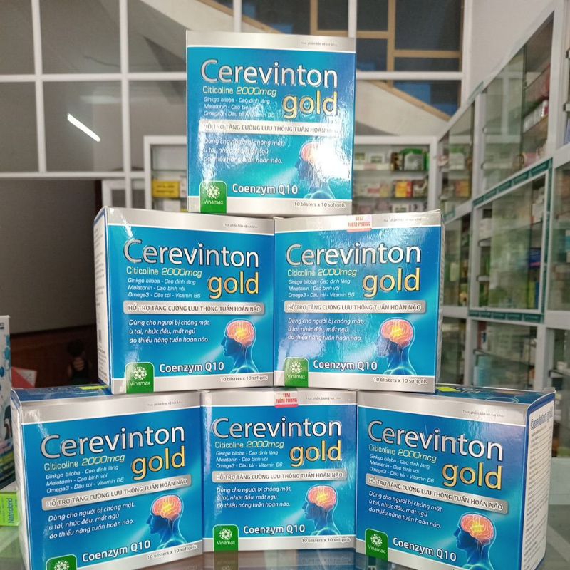 Hot CEREVINTON gold bổ não, ngủ ngon
