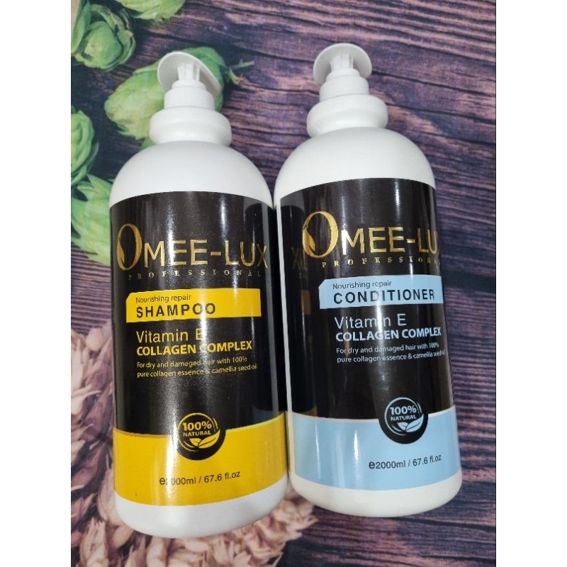 Sản Phẩm Gội Xả Omee-Lux Argan Collagen 2000 ml